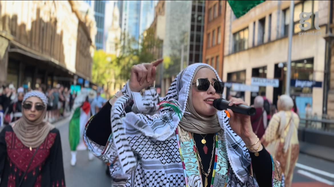 Marching for Gaza, Gadiga/Sydney, April 7