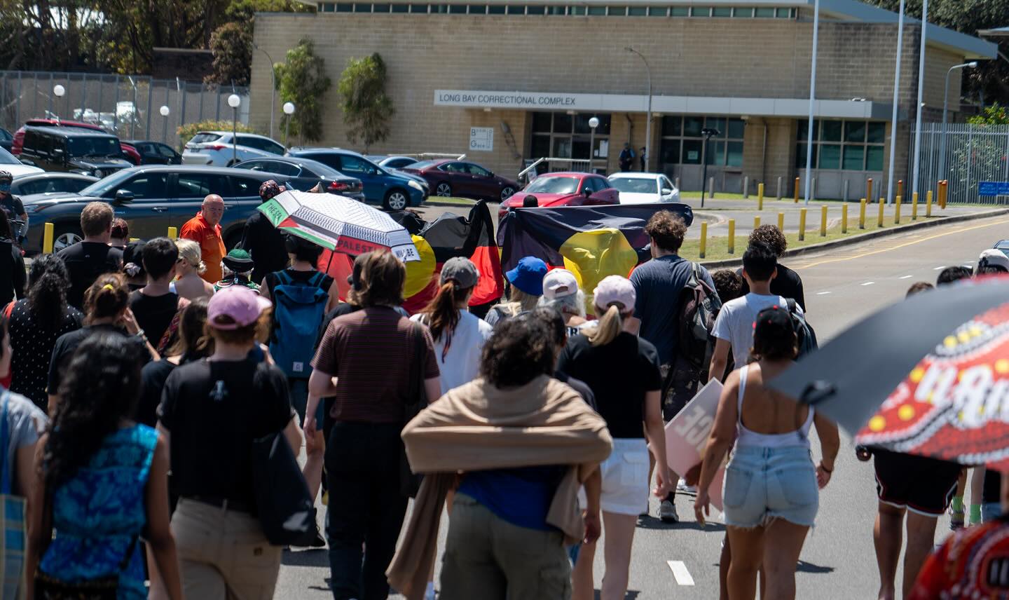 Marching to Long Bay Jail.