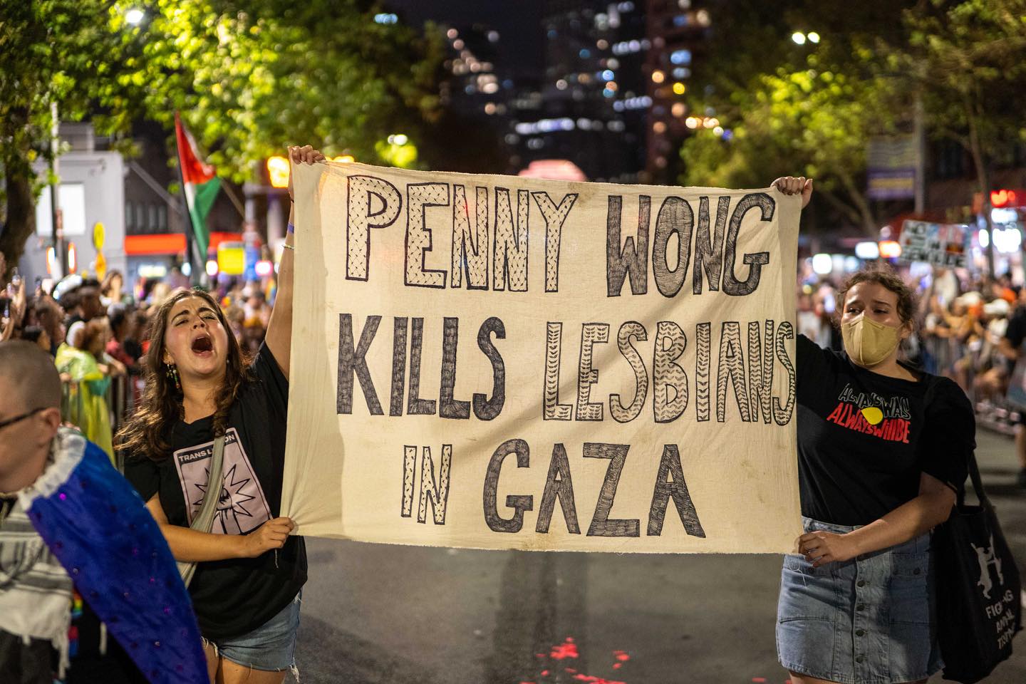 Penny Wong kills lesbians in Gaza.