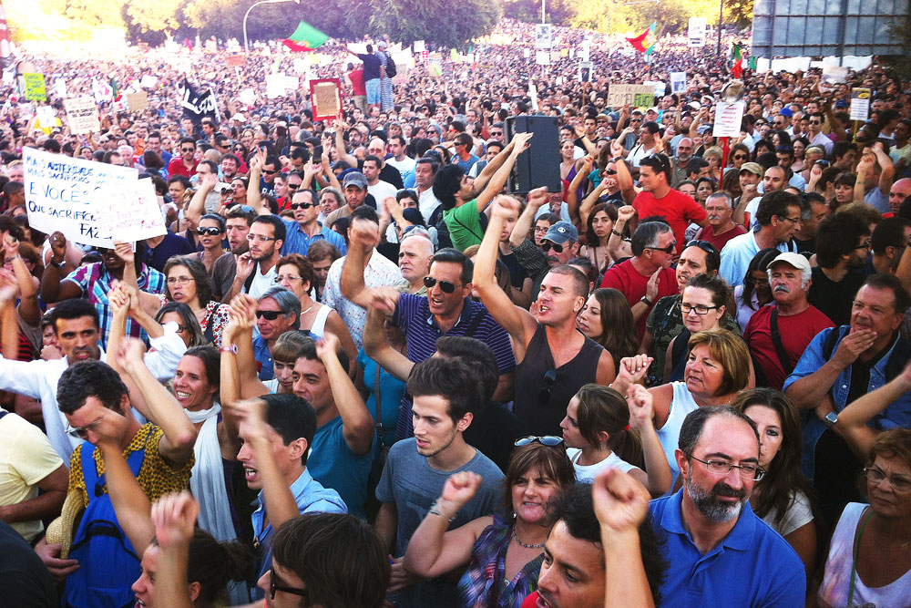 Portugal: Huge anti-austerity protests the largest since ...