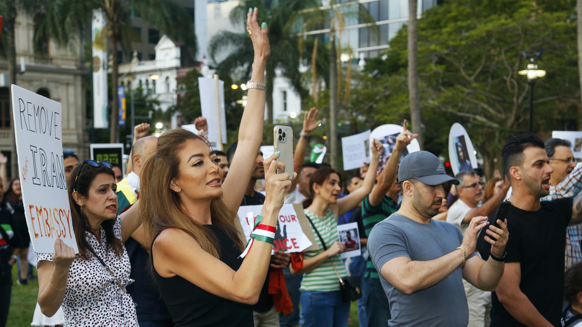 Rally in Brisbane, November 5