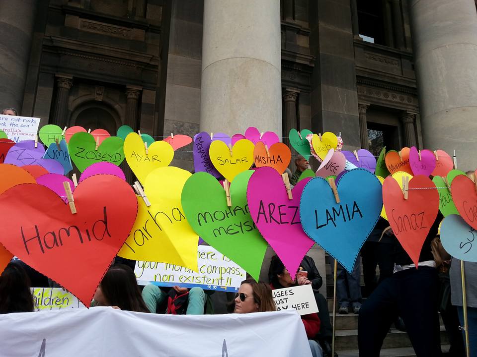 Refugee rights rally Adelaide Aug 2016