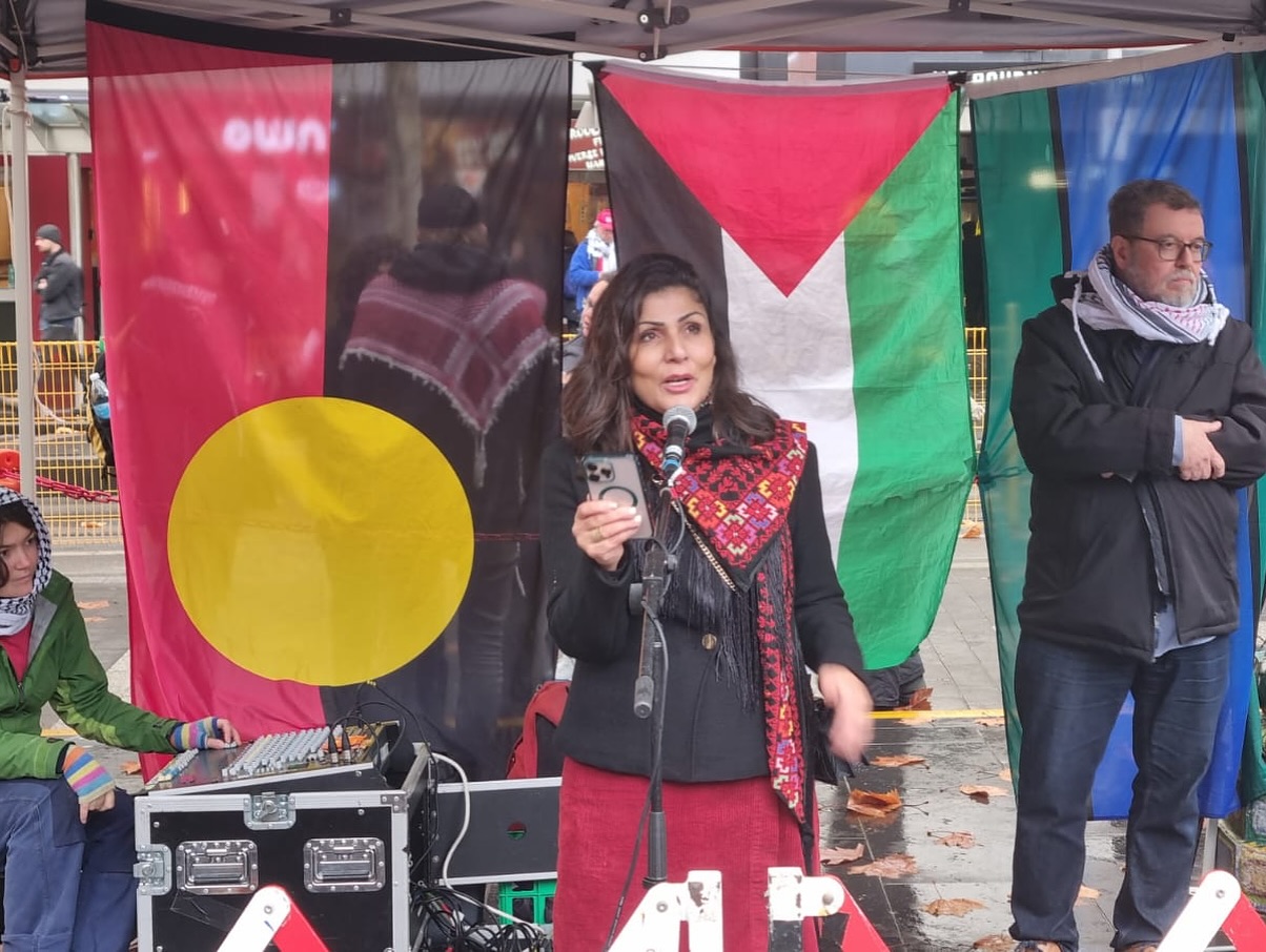 Samah Sabawi speaks in Naarm/Melbourne, June 8 Samah Sabawi speaks in Naarm/Melbourne, June 8