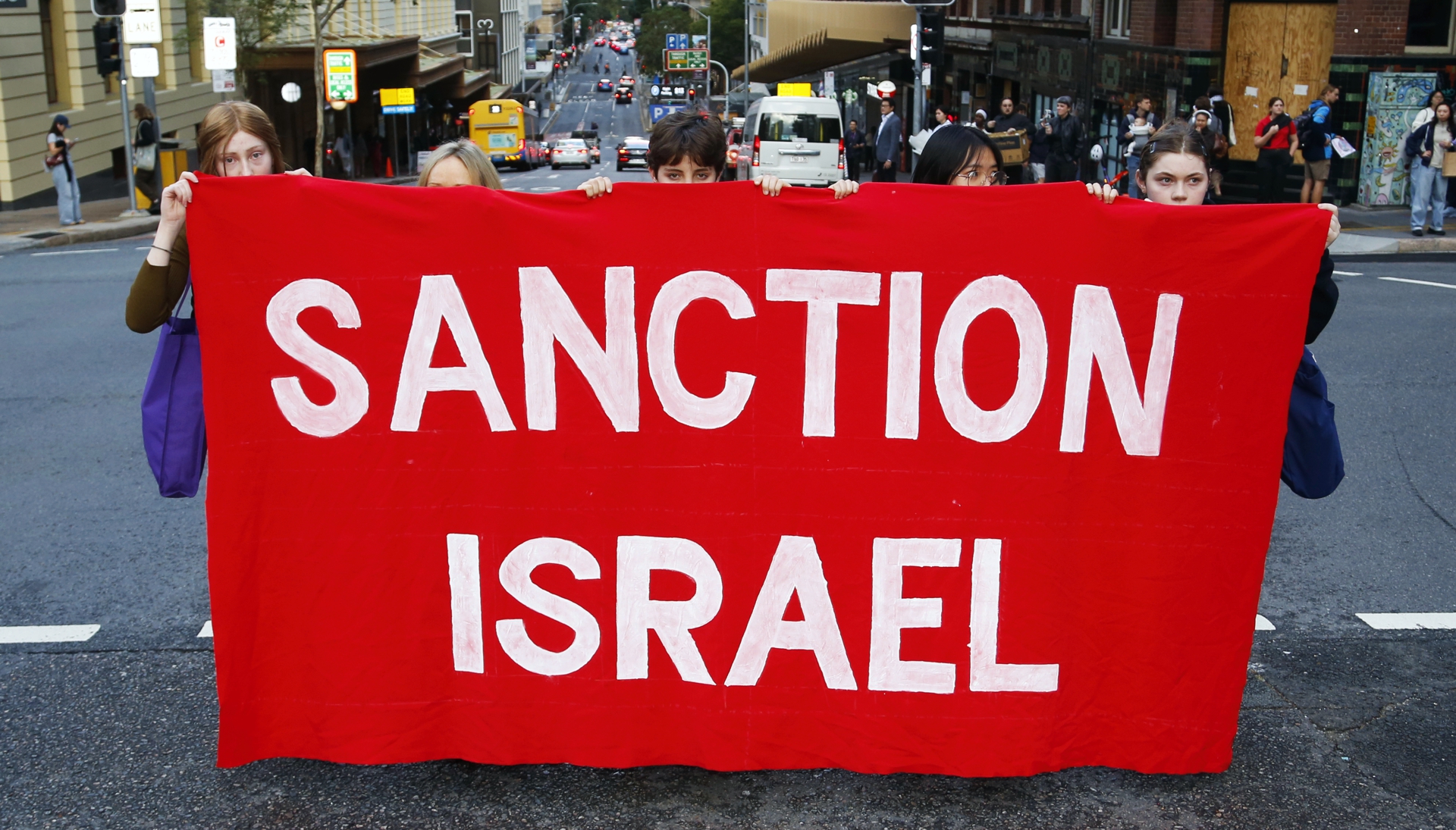 Sanction Israel, Magan-djin/Brisbane, August 1