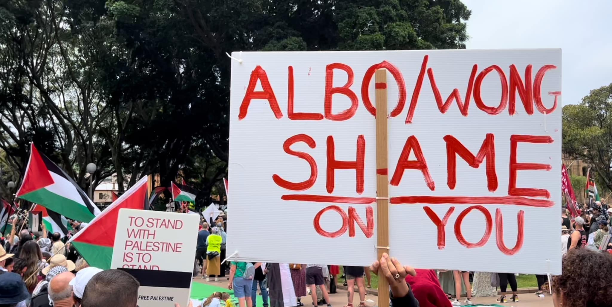 Shame on Labor, Gadi/Sydney, December 10