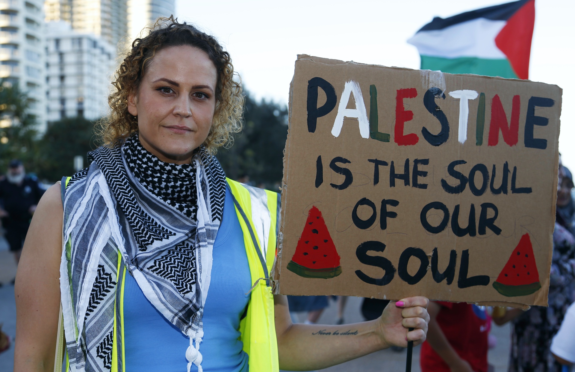 Palestine is the soul of my soul, Gold Coast, December 9