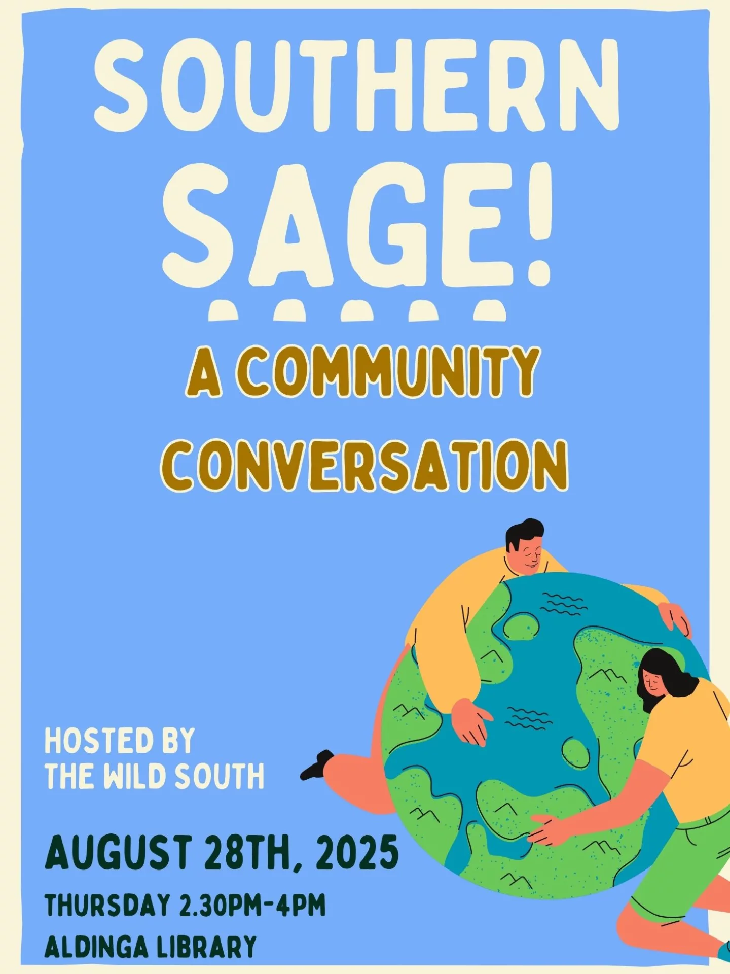 Leaflet: South SAGE - A Community Conversation 28082025 front
