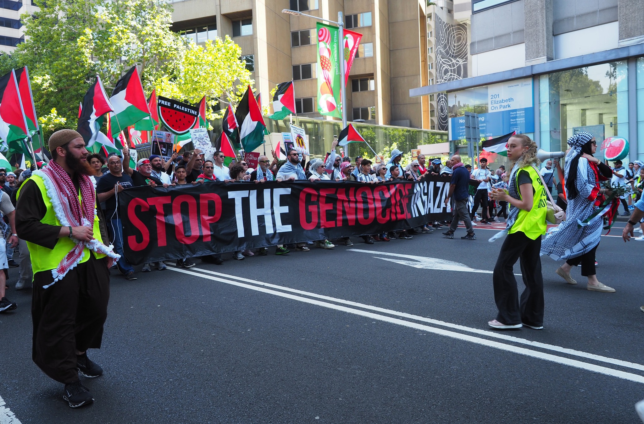 Stop the genocide, Gadi/Sydney. Photo: Peter Boyle