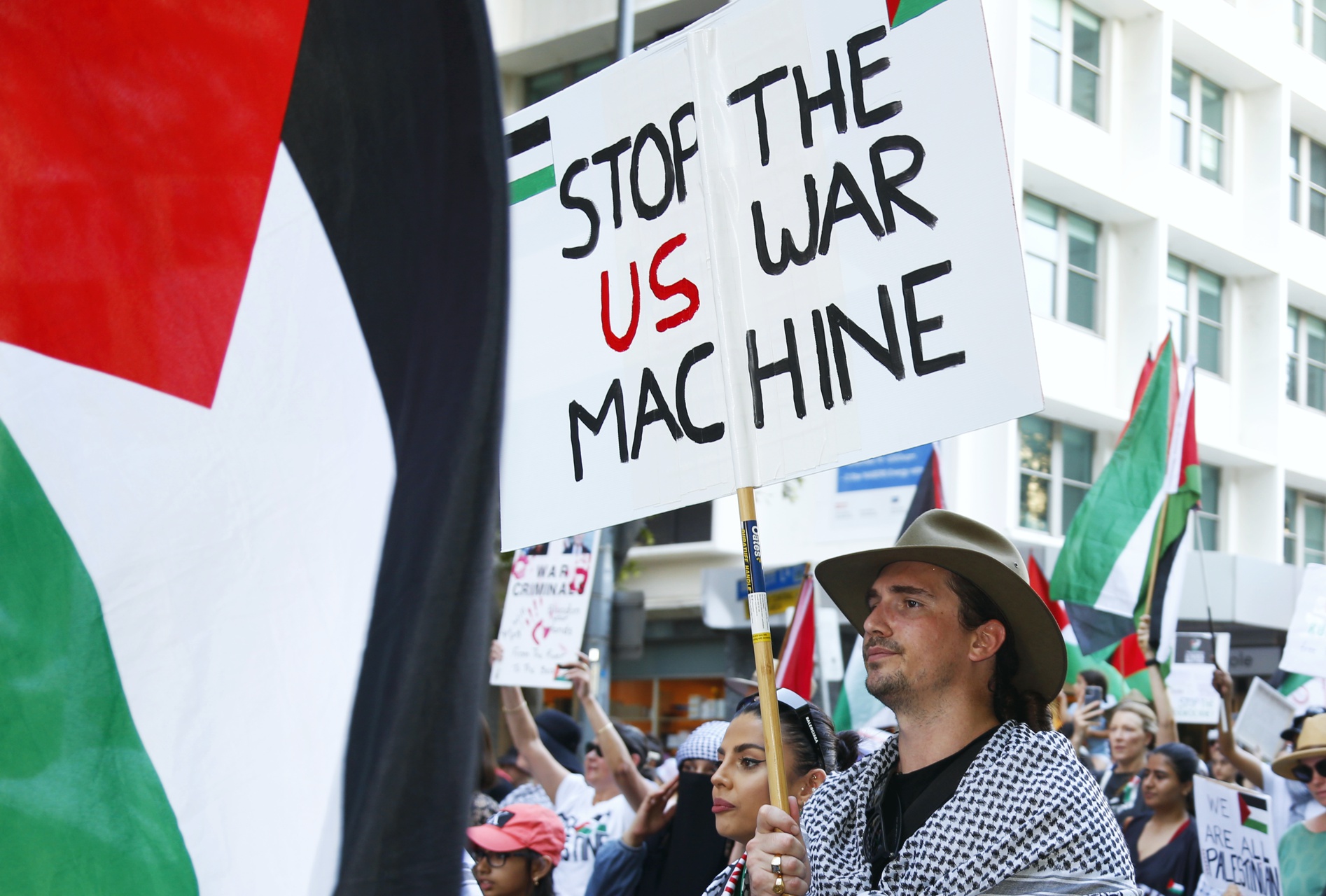Stop the US war machine, Meanjin/Brisbane