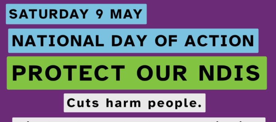national day of action to protect the NDIS from Labor's cuts