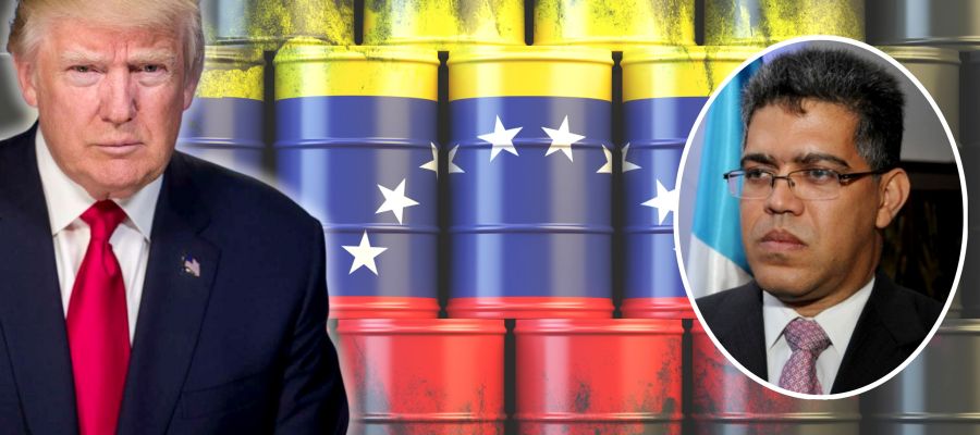Donald Trump and Elias Jaua