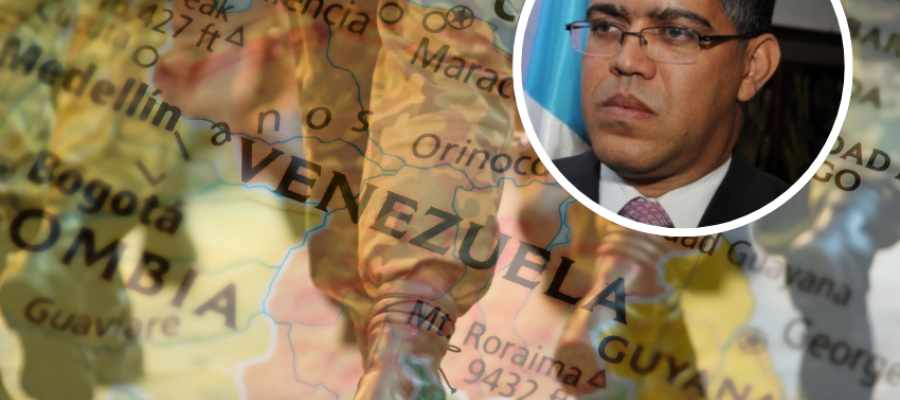 soldiers marching map of venezuela elias jaua