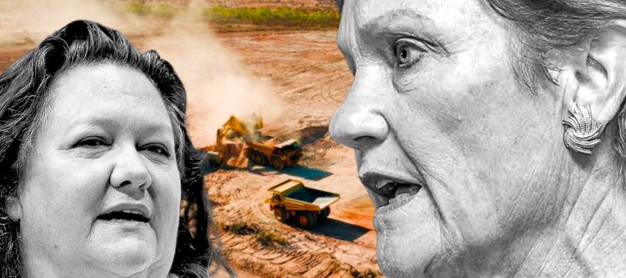 pauline hanson and gina rinehart mining