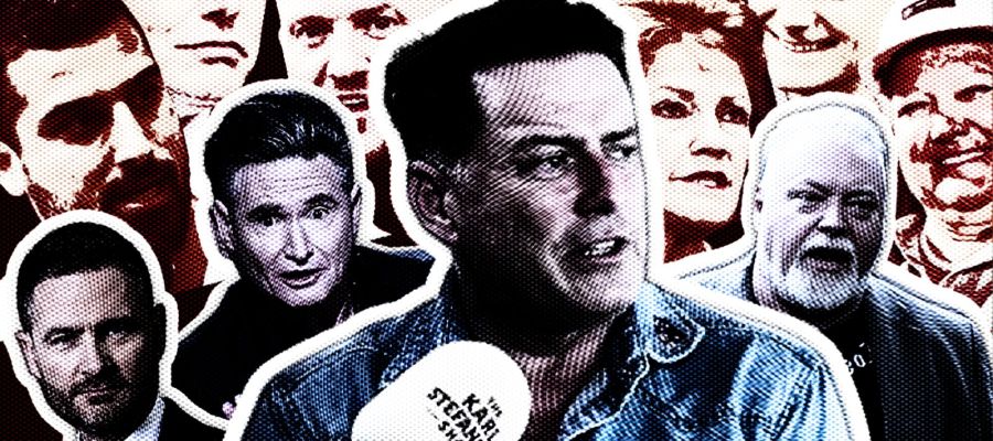 Karl stefanovic, Dave's Hughes, Kyle andilands, alt right figures, Pauline Hanson Gina rinehart