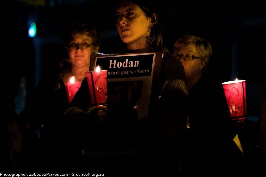 Vigil for Hodan Yasin, Sydney May 4 2016.