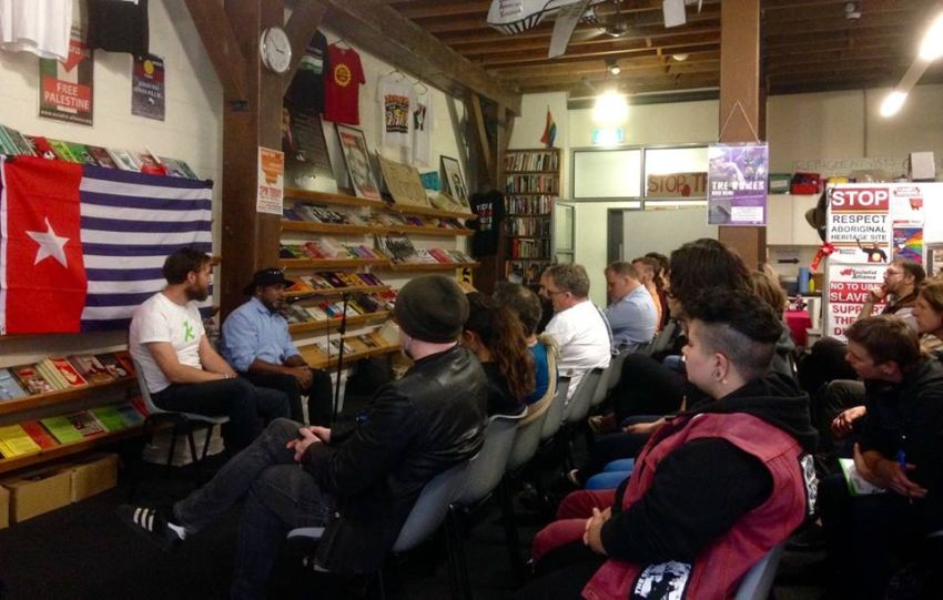 Benny Wenda addressing public forum in Sydney. May 24, 2016.