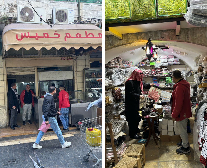 Downtown Nablus and the Al Khan market