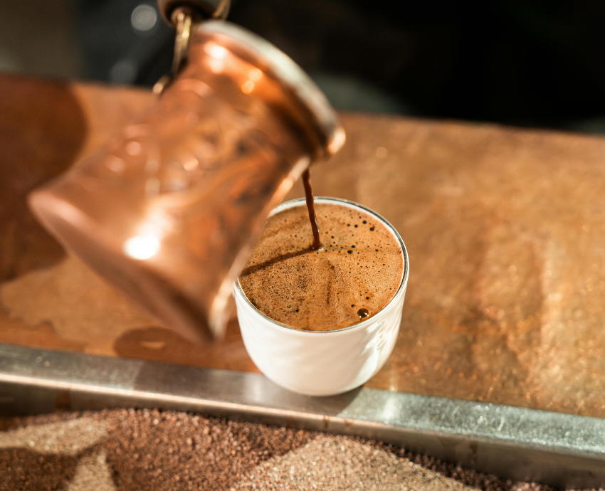 coffee being poured