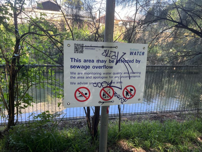 Sydney Water alert