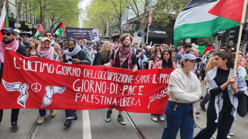 Palestine rally in melbourne