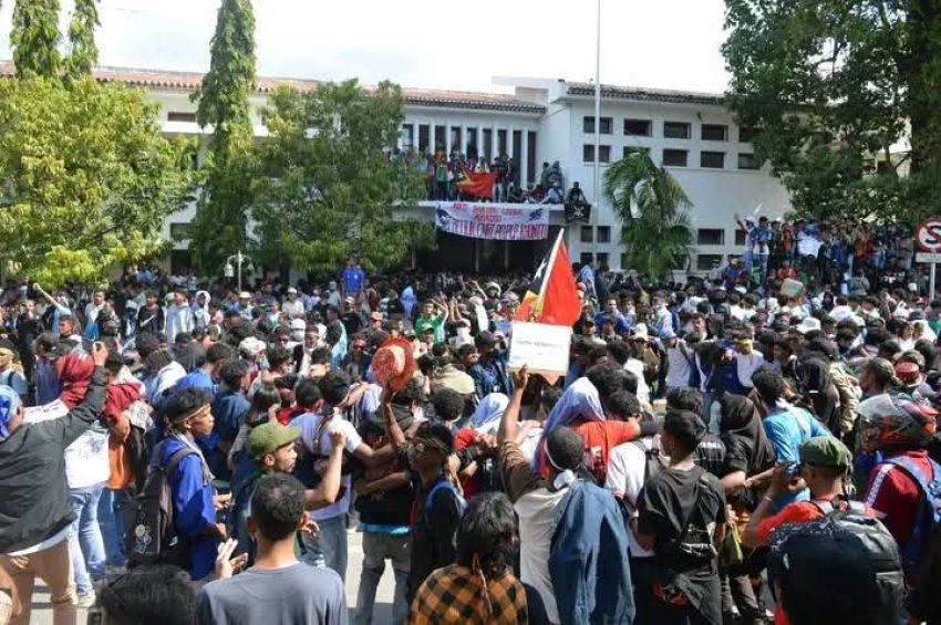 student protest in Timor-Leste