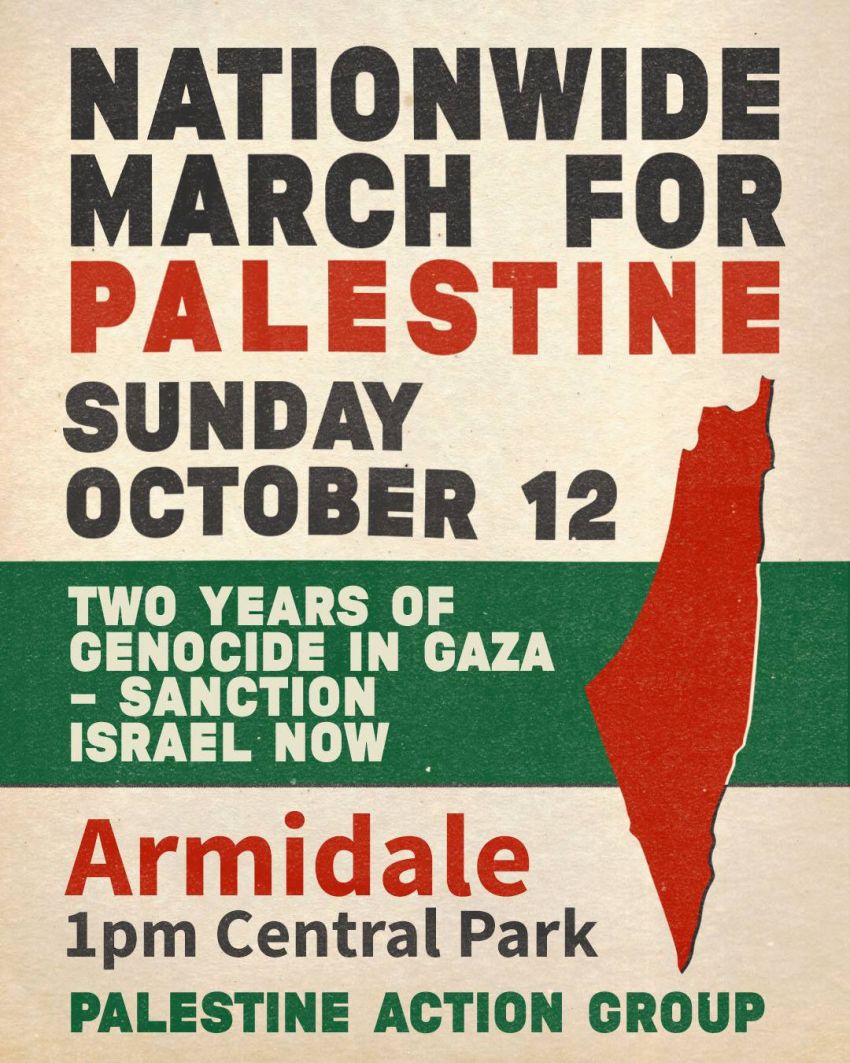 Poster for rally