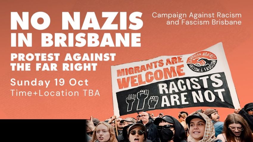 No Nazis in Brisbane October 19