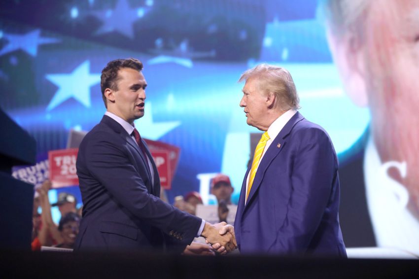 Two men shaking hands