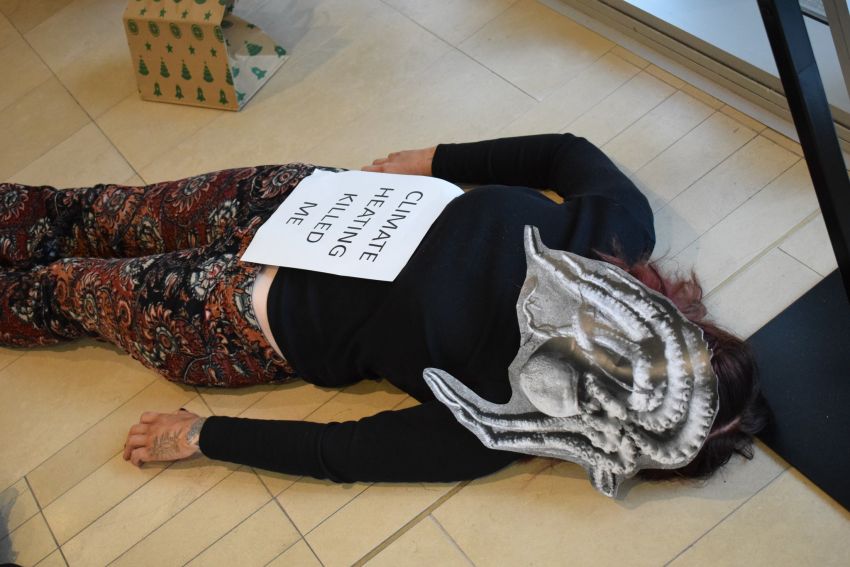 Santos Seven marine die-in Santos Adelaide