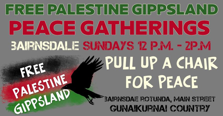 Peace Gatherings Bairnsdale – Gunaikurnai Country graphic