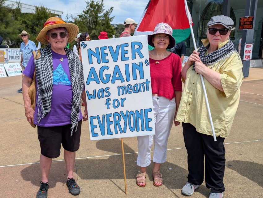 Coffs Harbour Palestine rally