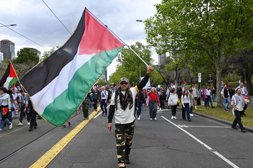 Melbourne protest for Palestine