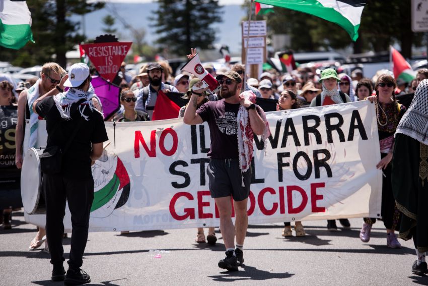 Wollongong palestine rally