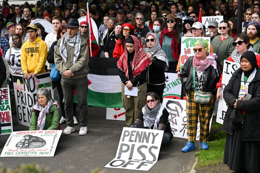 Hobart Palestine rally