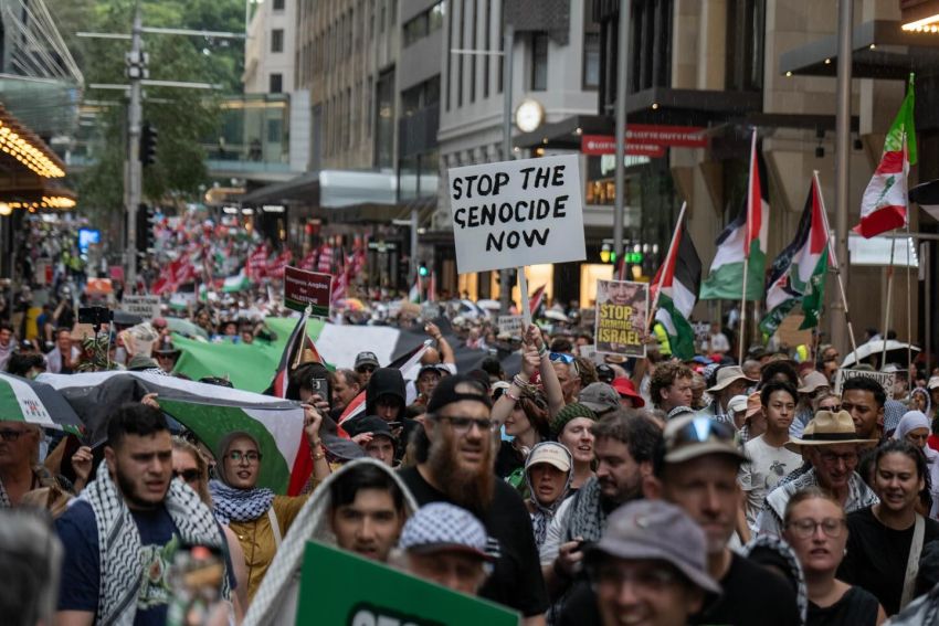 sydney palestine rally