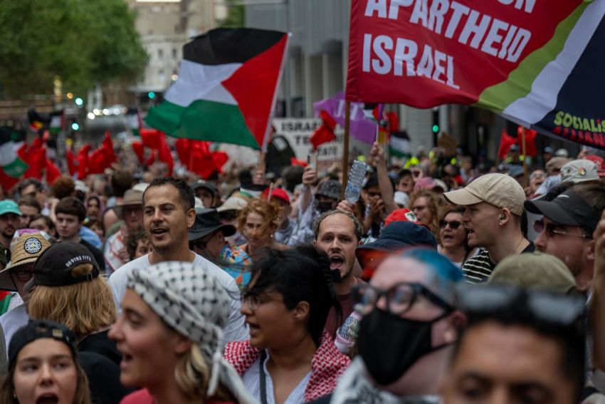 Palestine protest Oct 12