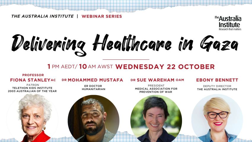 Delivering Healthcare in Gaza forum
