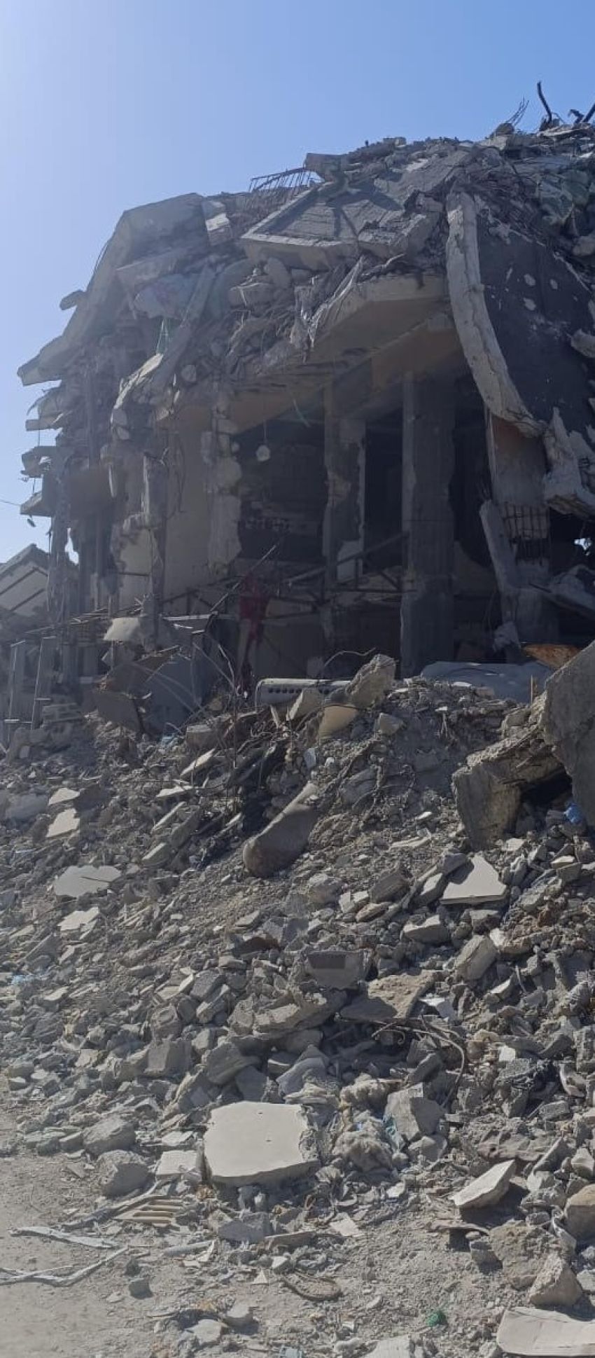 Gaza home in rubble Gaza home in rubble