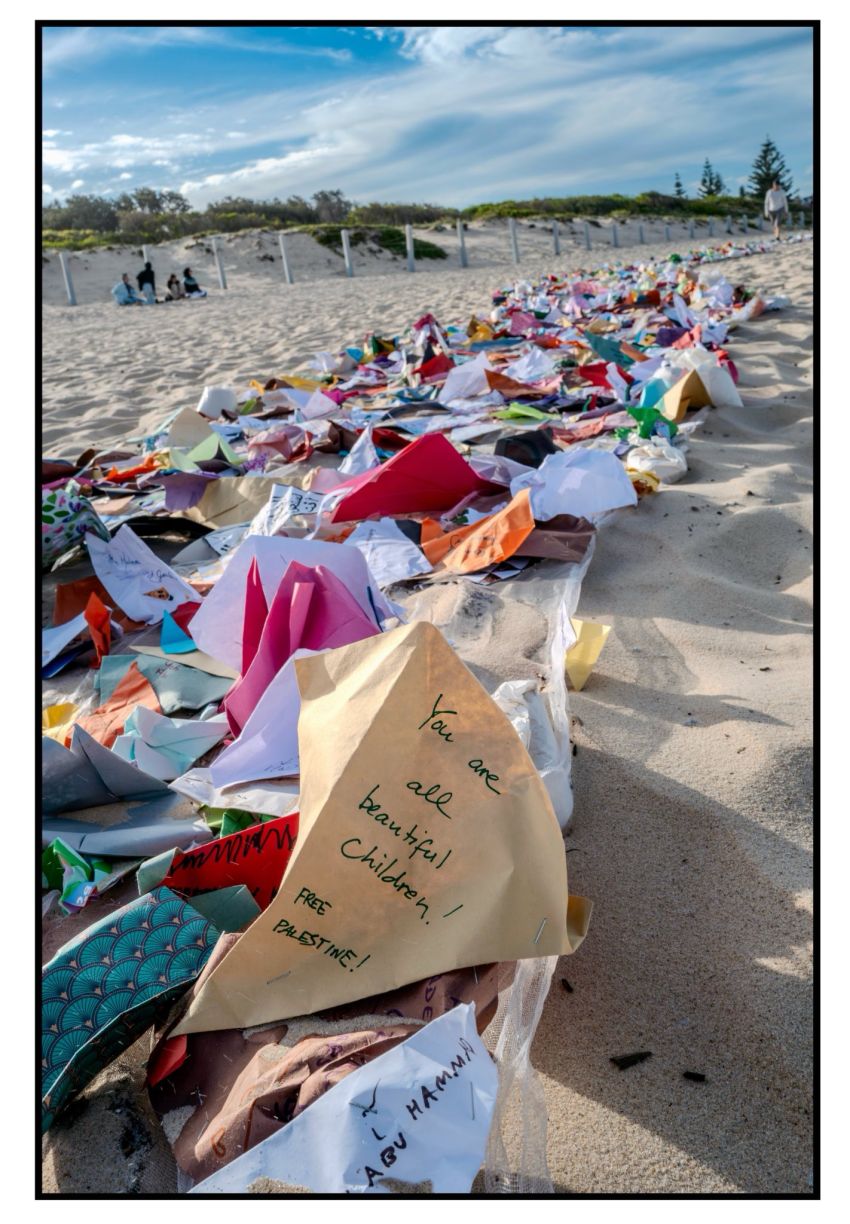 Paper kites for Palestine