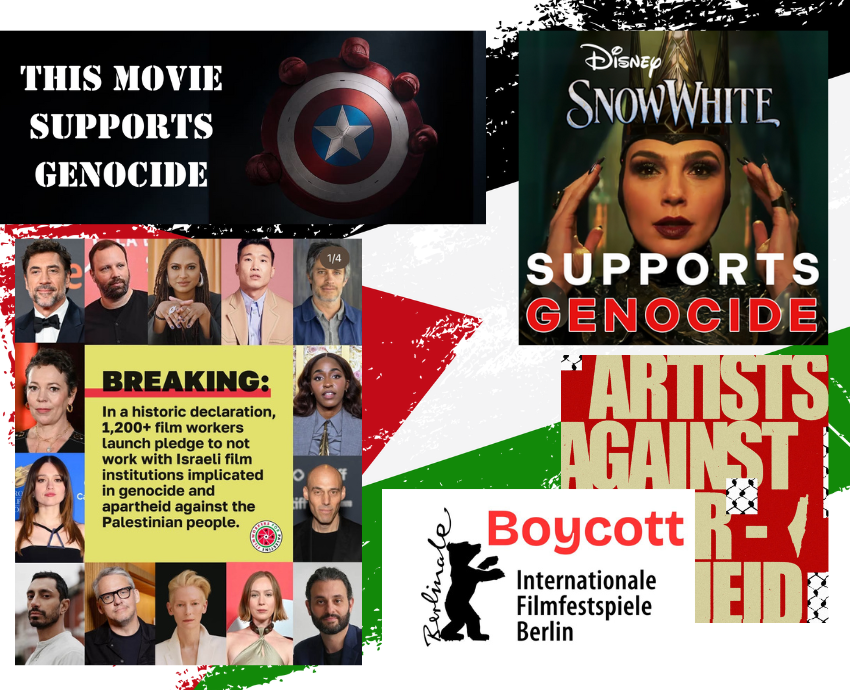 Film industry boycotts apartheid and genocide