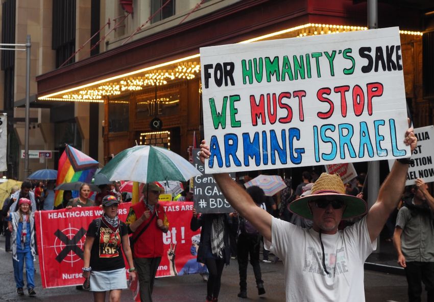 stop arming israel