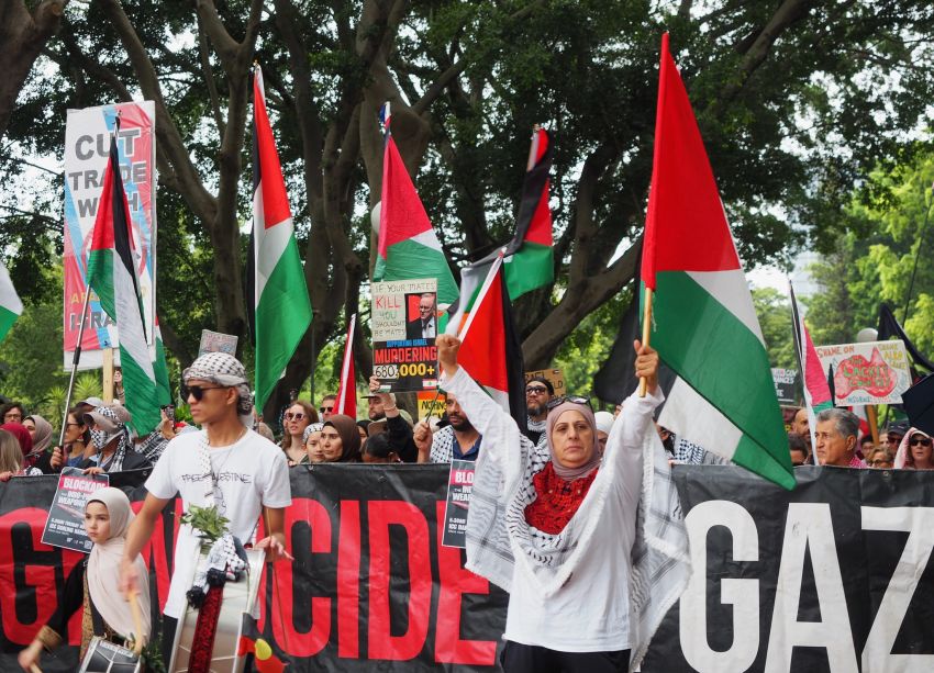 Palestine rally in Sydney