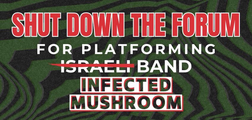 Graphic for protest 'Shut Down The Forum' Naarm 03/11/2025