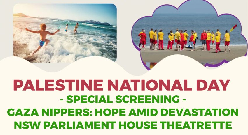 Graphic for event 'Palestine National Day at NSW Parliament House' on 20/11/2025 on Gadigal Country 