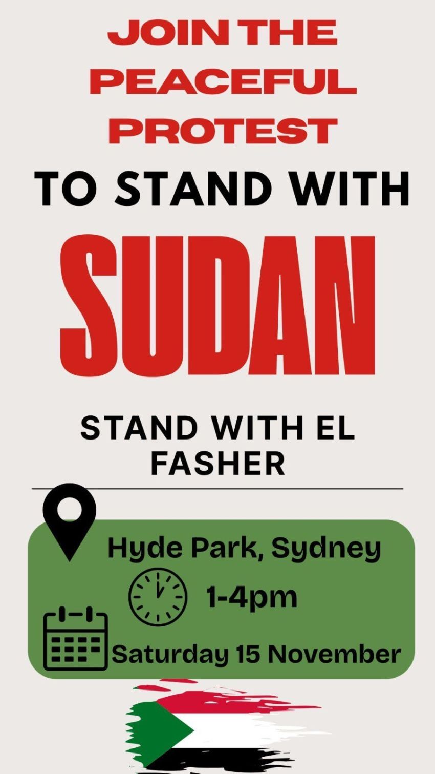Stand with Sudan