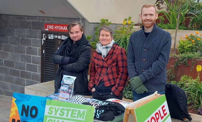 socialist alliance stall 