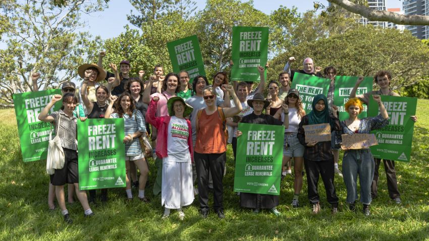 Petition handover: 'Freeze rent increases'