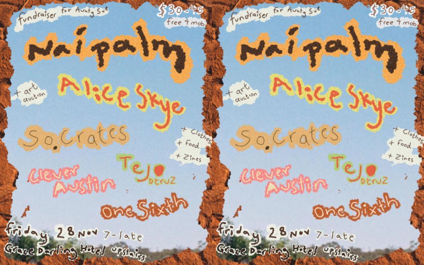 Graphic for event Fundraiser for Aunty Sue on 28/11/2025, Grace Darling Hotel Collingwood