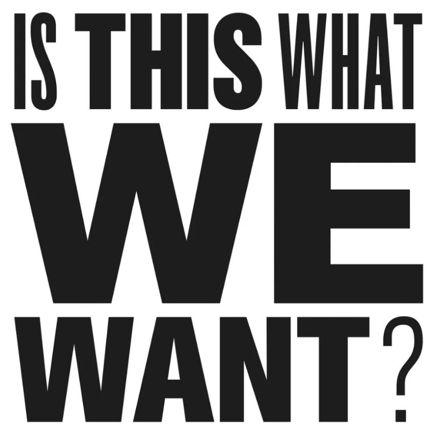 1,000 UK ARTISTS - IS THIS WHAT WE WANT? album artwork