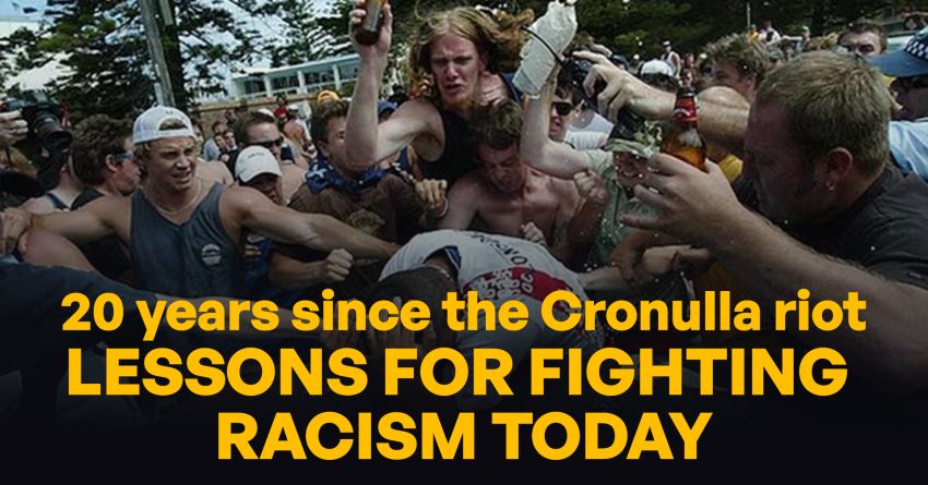 Cronulla riot lessons